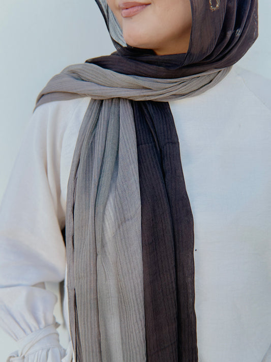 Lightweight Linen- Berry Cream Ombré