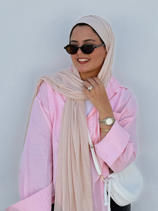 Airy Lycra with bandana - Sand Beige